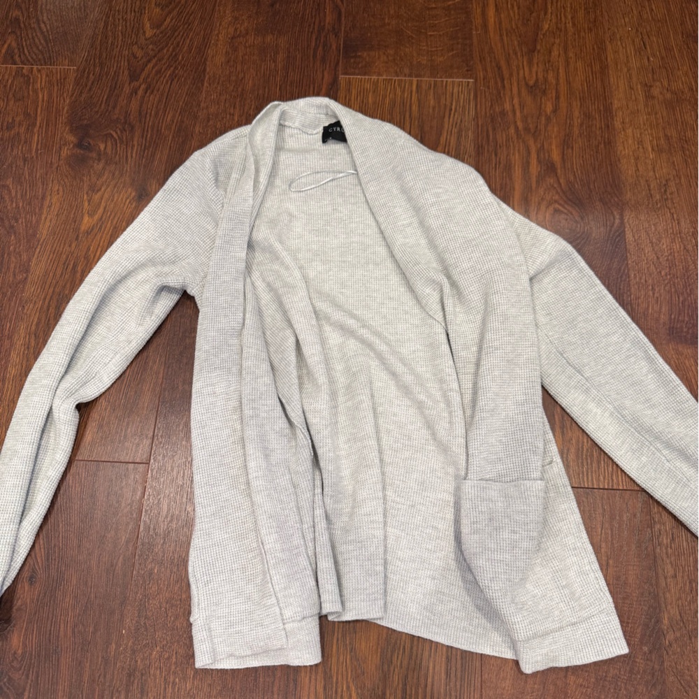 Cyrus Soft Gray Knit Sweater
